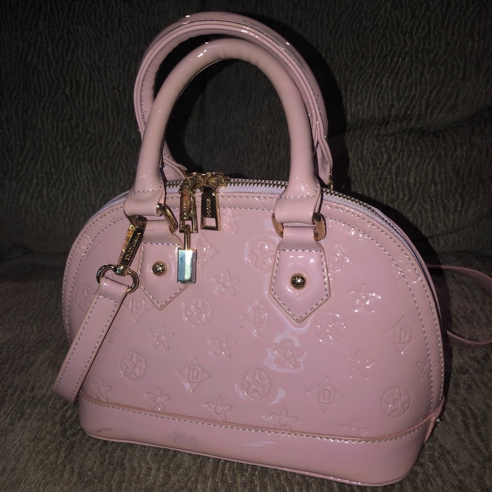 Purple Mini Dome Handbag